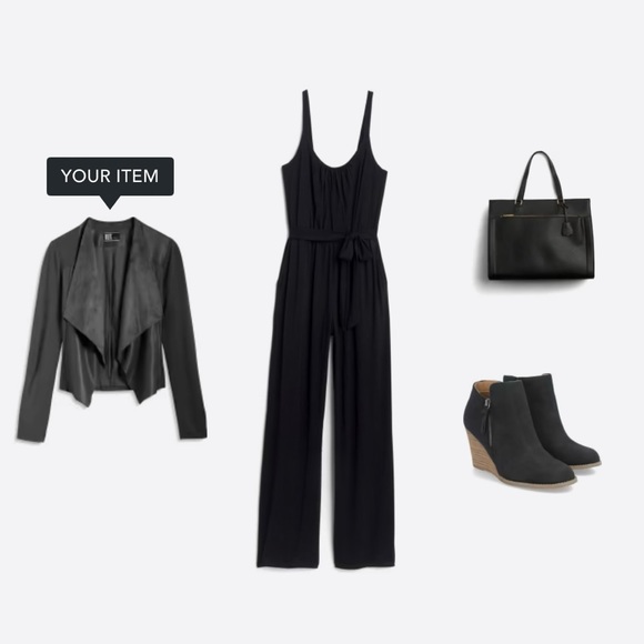 Kut From The Kloth - Maisha Ponte and Faux Leather Jacket in Black - Size L - Picture 9 of 13